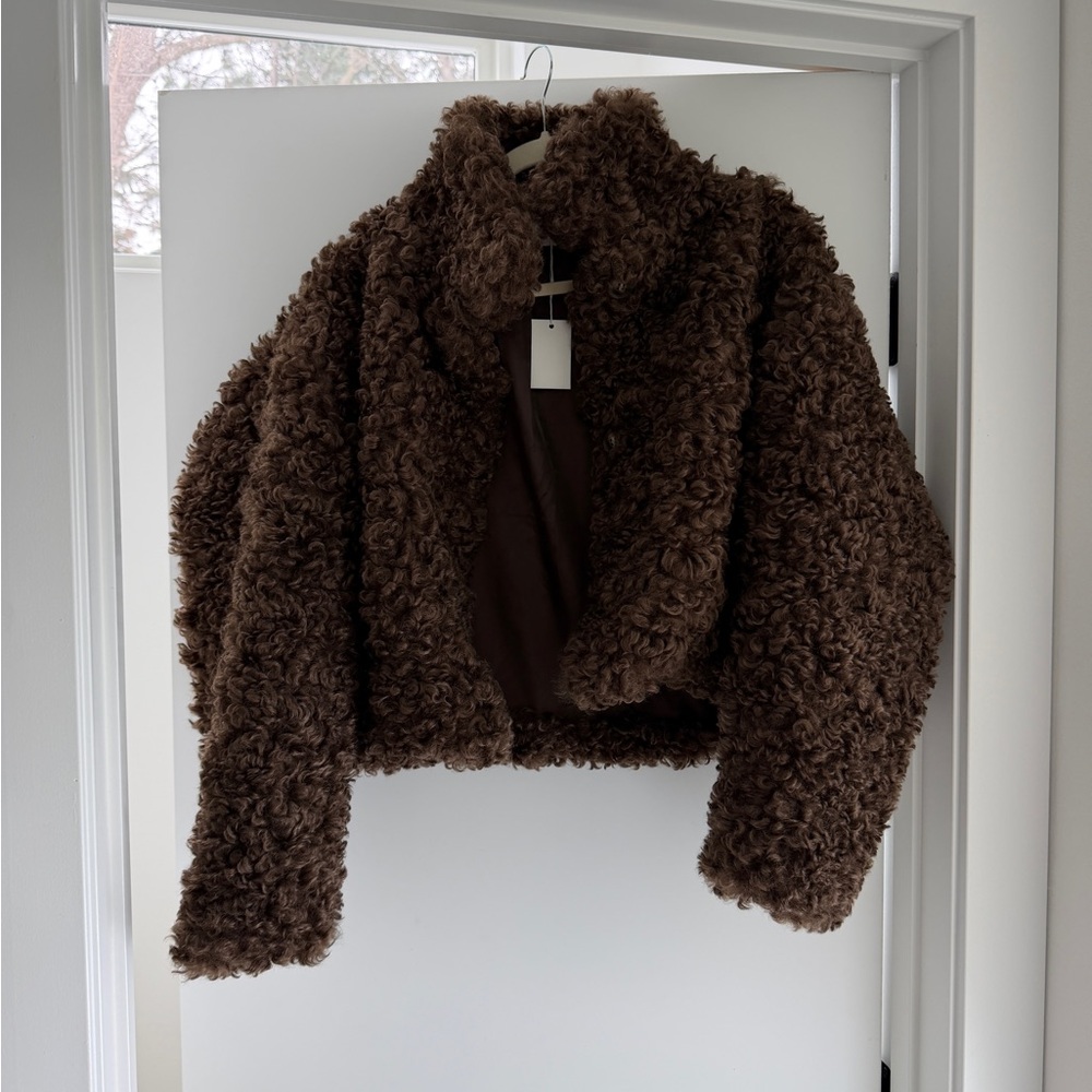 The Faux Fur Coat, Espresso by Boheme Goods - Picture 11 of 12